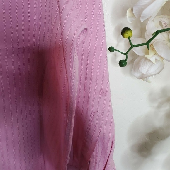 TED BAKER London Pink Textured Button Down Shirt - Picture 4 of 6